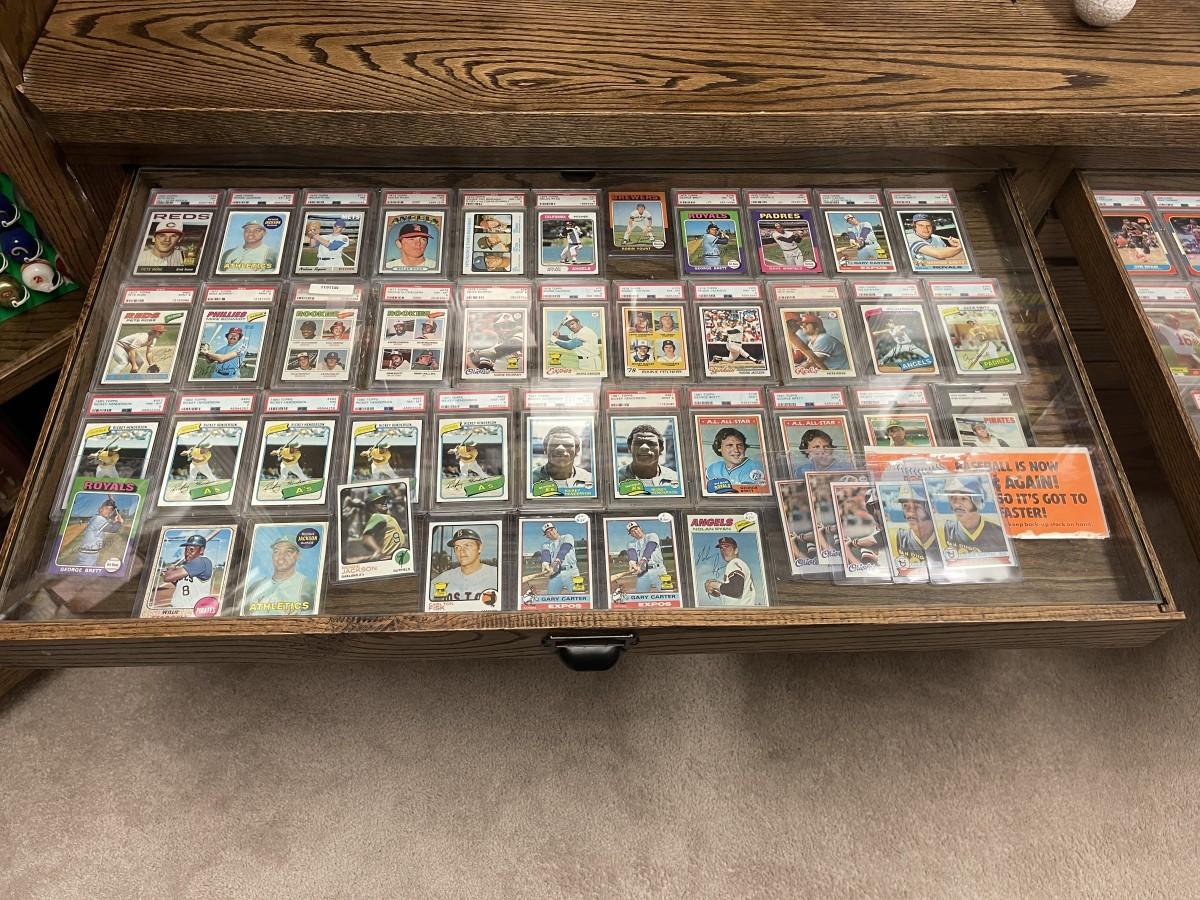 How a master carpenter built custom-made cabinets and cases for a card ...
